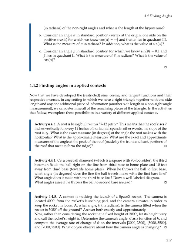 Active Preparation for Calculus - Page 217